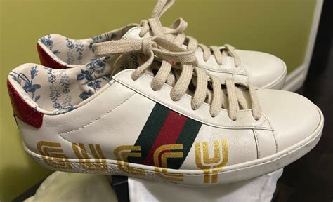 ace sneaker with guccy print|gucci ace shoes customer service.